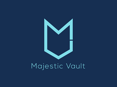 Majestic Vault brand identity branding branding design digitalart dribbble flat logo logo design logodesign logos logotype typography vector