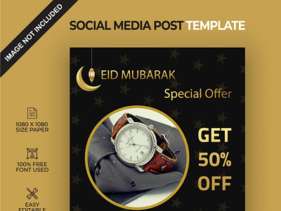 Special eid offer social media post