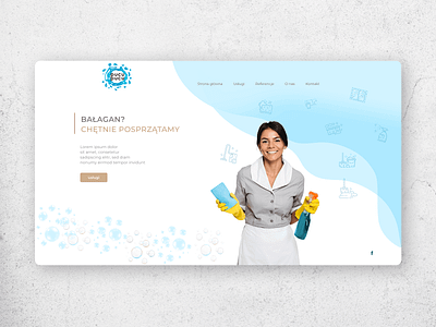 Web site for cleaning company design graphic graphic design graphicdesign mockup ui uiux webdesign website