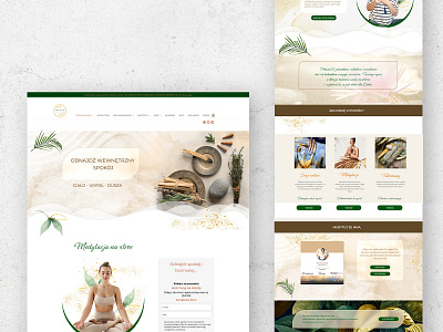 New website: meditation, yoga, relaxation design graphic graphic design ui uiux webdesign website
