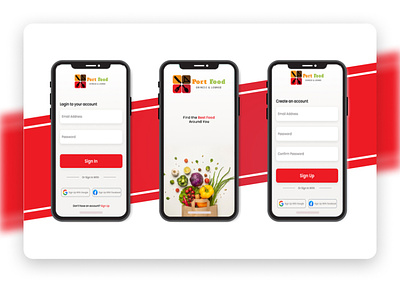 PORT FOOD - Food Delivery mobile App food order