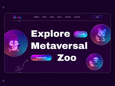 Metaversal Zoo First Screen