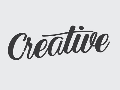 Creative Type brush lettering creative lettering script typography wip