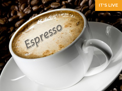 Espresso is Live! espresso ip board themetree