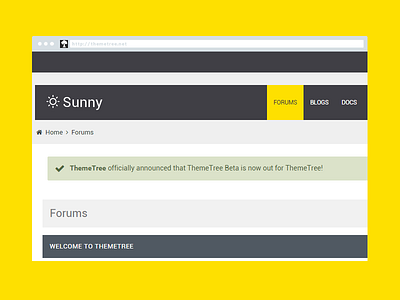 Sunny Preview ip board sunny themetree