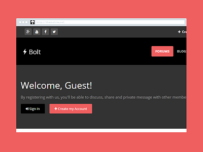 Bolt Preview bolt ip board themetree