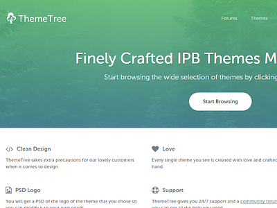 The Re-Updated Index Homepage for ThemeTree 2 themetree themetree 2