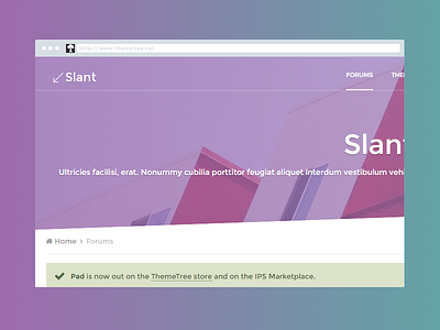Slant Preview [WIP] ip board slant themetree