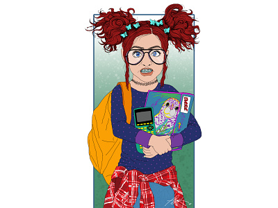 Imposter SelfPortrait design hot mess illustration imposter syndrome photoshop self portrait self portrait