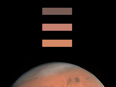 Nearing Mars graphicdesign vector