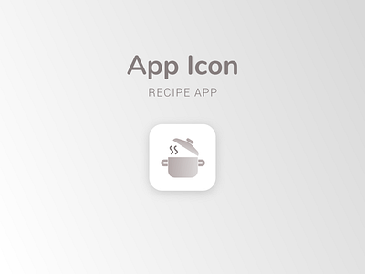 Daily UI 05 – App Icon app icon interface design recipe recipe app