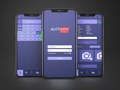 Automini app application interfacedesign mobile app mobile app design mobile ui product design ui ui design ux