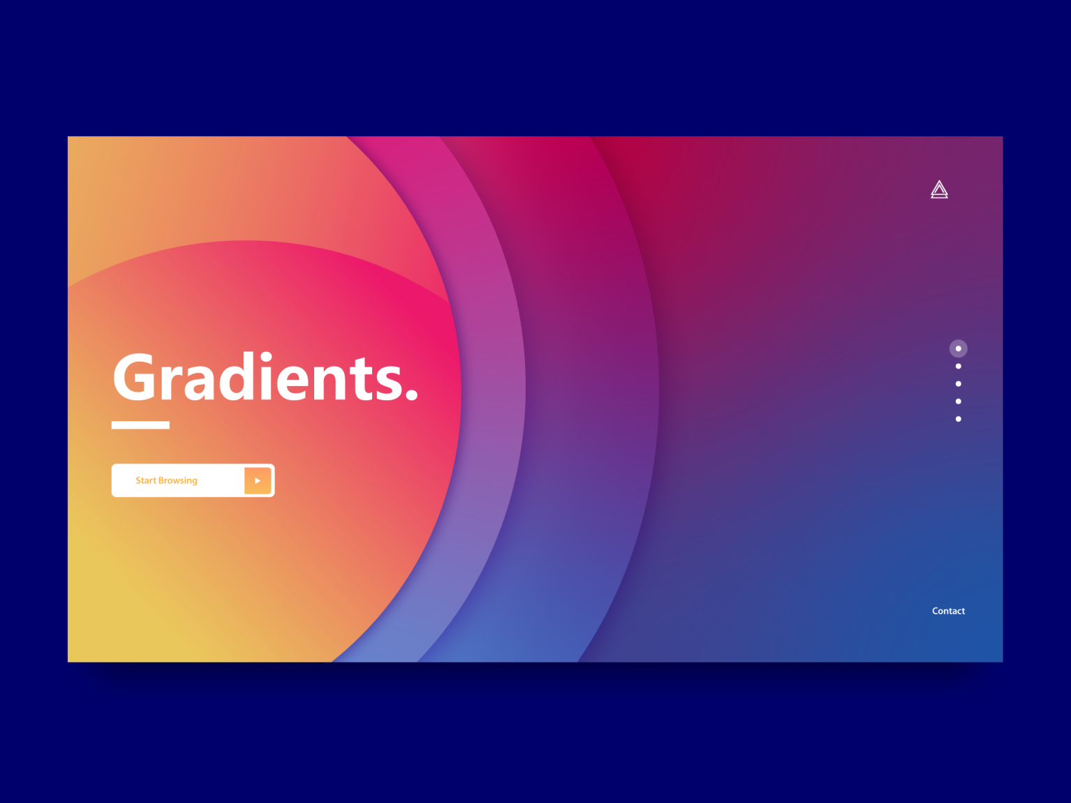 Gradients UI #1 by Kacy Yang on Dribbble
