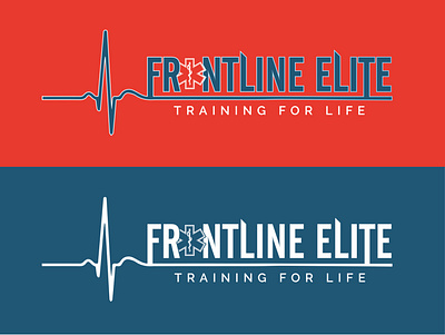 Frontline Elite - EMS Training Logo (WIP) design emergency rescue logo ems graphic design law enforcement logo logo design rescue trainer logo training center