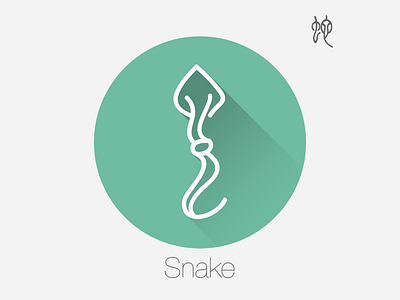 Snake - Chinese Zodiac（Oracle fonts） oracle snake zodiac