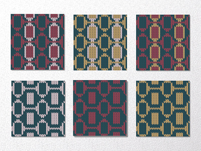 Knitted Seamless Pattern Vol.1