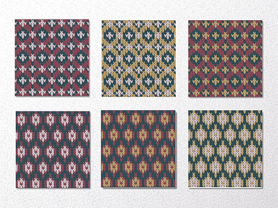 Knitted Seamless Pattern Vol.1