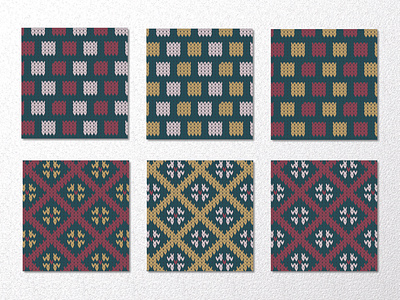 Knitted Seamless Pattern Vol.1