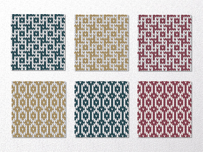 Knitted Seamless Pattern Vol.1 background decoration knitted printing seamless pattern textile vector wallpaper