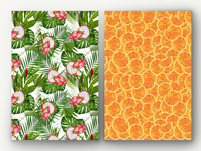 Fruity Seamless Pattern background decoration design fruits illustration printing seamless pattern spring summer surface pattern textile wallpaper