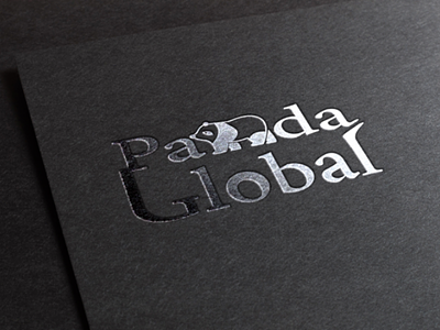 #DAY3 Logo design panda global dailylogochallenge