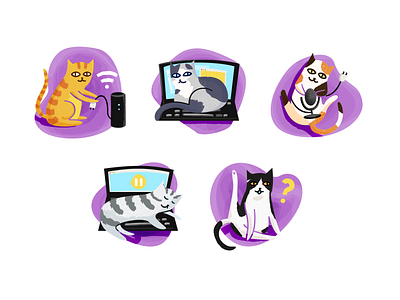 Blackboard Collaborate Ultra Emoji blackboard cat covid design emoji emoji set emojis illustration illustrator online learning pandemic ui ux