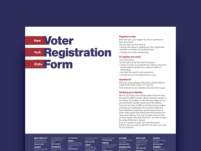 New York State Voter Registration Redesign