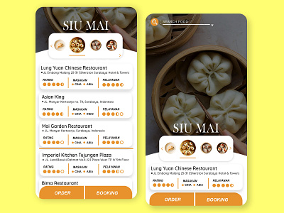 Food Place App Concept