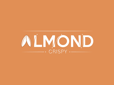 Almond Crispy's Logo Brown Version