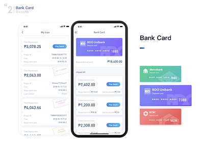 Bank Card - financial financial app icon ui ux