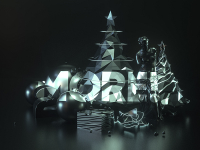 MORE!2020 logo concept. 3d art cinema4dart design motion design octanerender