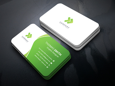 Business card design template elegant business card