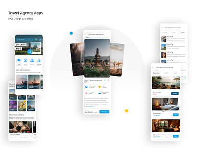 Travel Agency Apps mobile app mobile ui design travel travel agency travel app ui design