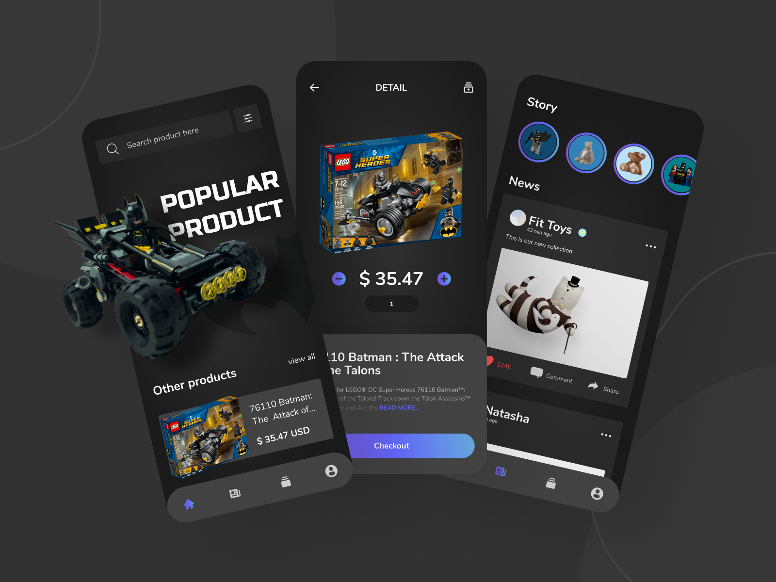Collector Toys App by Itsnotyananymore on Dribbble