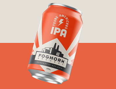 Foghorn Brewery Branding. beer beer can beer label design beer labels branding brewery can can design craft beer ipa logo logo design melbourne package design packaging wiltshire wiltshire creative