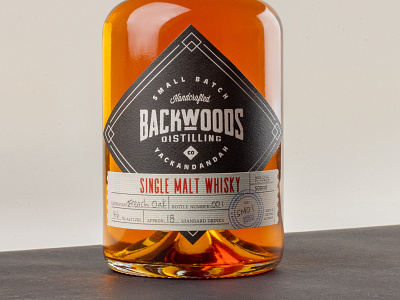 Backwoods Whiskey Packaging