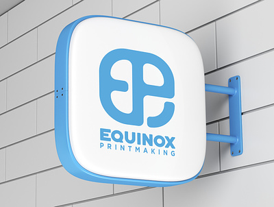 Equinox Logo branding creative equinox lightbox logo logo design printmaking sign signage wayfinding wiltshire