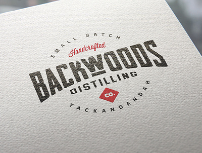 Backwoods Distilling Co Branding branding creative custom lettering custom type logo logo design monogram typography wiltshire wordmark