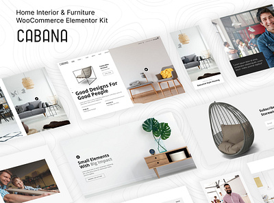 Furniture WooCommerce Template Kit design elementor furniture home interior template ui ux website woocommerce