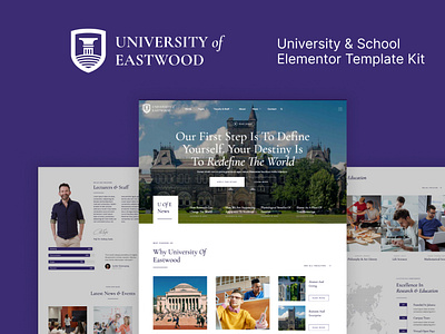 University & School Elementor Template Kit