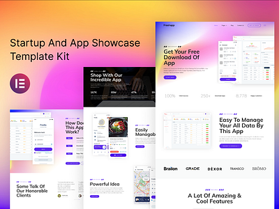 Startup & Showcase Elementor Template Kit