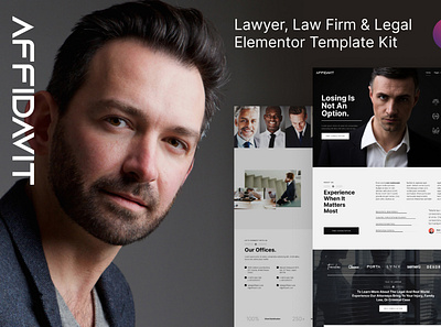 Lawyer & Law Firm Elementor Template Kit design elementor law firm lawyer legal template ui ux website
