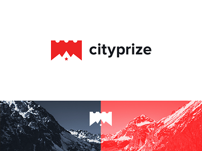 CityPrize crown design gift logo mountain restaurant silhouette star swiss ticket voucher