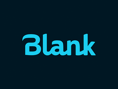 Blank app custom type design logotype simple typography