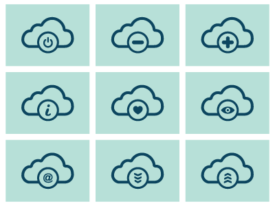 Cloud cloud design glyph icon pictogram shape simple symbol vector