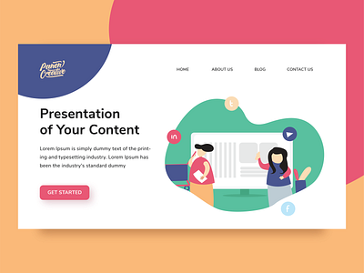 Explore 03 - Landing Page Content Presentation