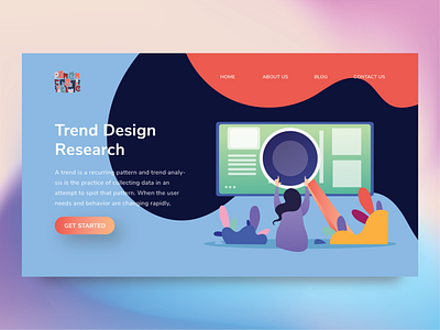 Explore 12 - Landing Page Trend Design Research