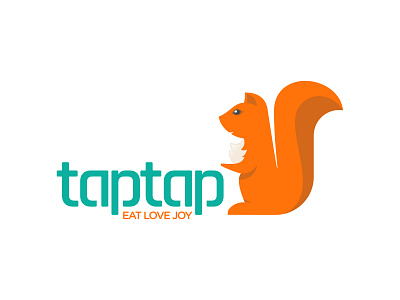 TapTap eat food forage joy love orange restaurant squirrel tap teal