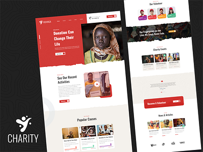 Rohinga | Charity branding campaign charity clean creative crowdfunding donations food fundraiser landing page design minimal people ui uiux