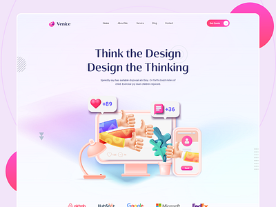 Venice Agency Landing page WEs